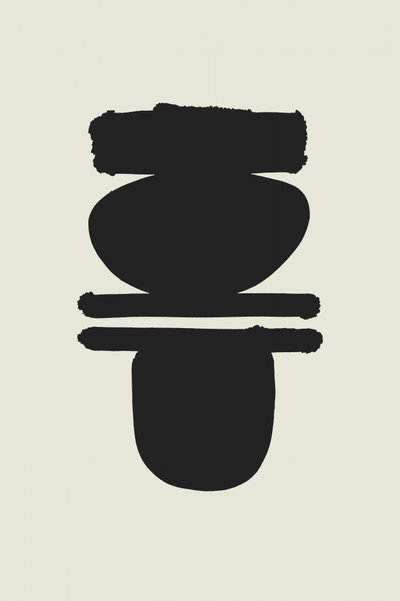 Formas apiladas minimalistas de cartissi