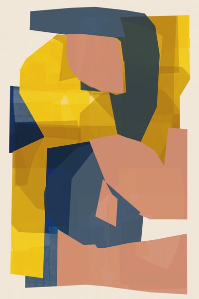 Collage abstracto moderno de cartissi