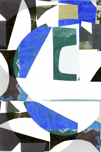 Collage geométrico moderno de cartissi
