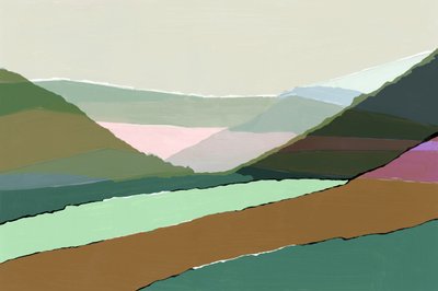 Paisaje moderno en capas de cartissi