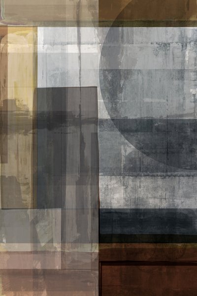Composición moderna con texturas de cartissi