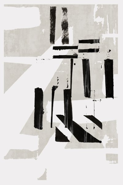 Líneas abstractas monocromáticas de cartissi
