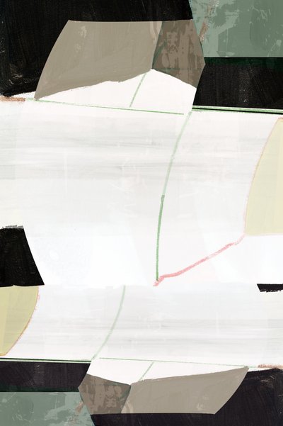 Abstracto geométrico en tonos apagados de cartissi