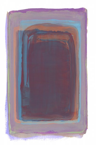 Abstracto en tonos apagados y capas de cartissi
