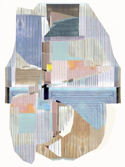 Capas geométricas en tonos pastel de cartissi