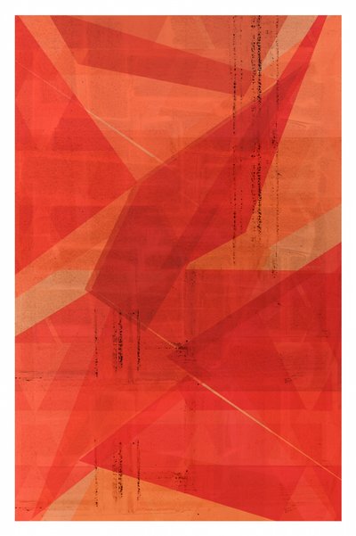 Capas geométricas rojas de cartissi