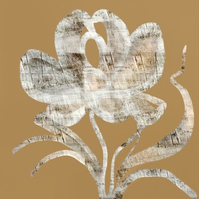 Flor de madera rústica de cartissi
