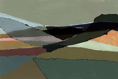 Paisaje sereno en capas de cartissi