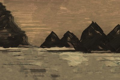 Costa montañosa y serena de cartissi