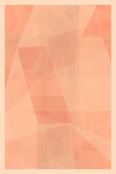 Geometría en tonos melocotón de cartissi