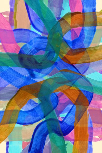 Remolinos abstractos llenos de color de cartissi