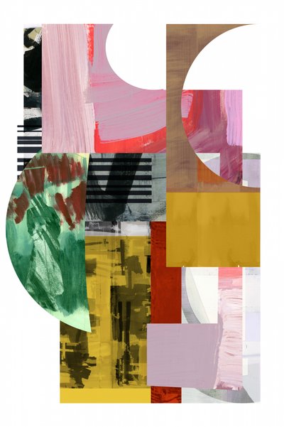 Formas con bloques de colores vivos de cartissi
