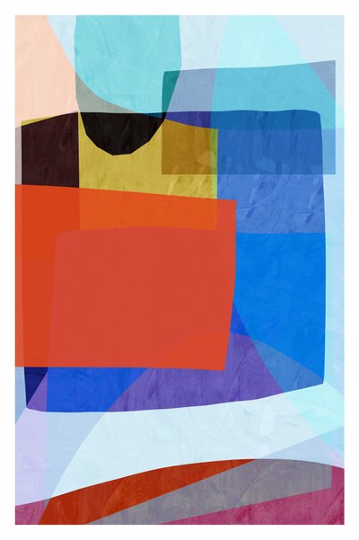 Formas superpuestas y llenas de color de cartissi