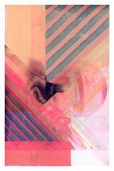 Formas a rayas de colores vivos de cartissi