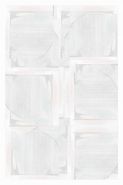 Abstracto geométrico en blanco de cartissi
