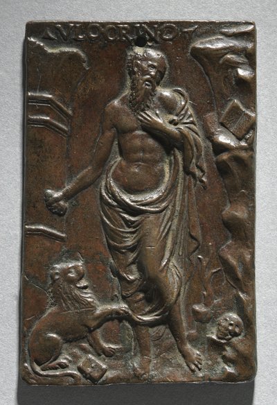 Saint Jerome de cast after a model by Ulocrino