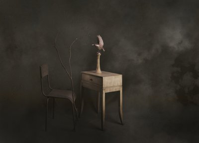 Escena tranquila con pájaros de chenyi wang