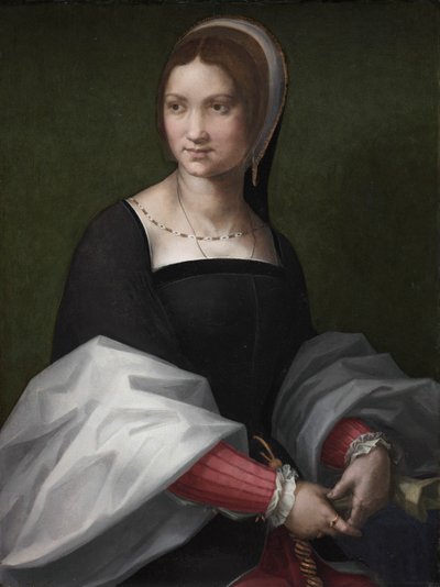 Retrato de una mujer de circle of Andrea del Sarto