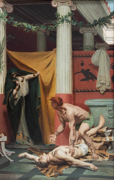 La muerte del emperador Cómodo de Kosma Sergejewitsch Petrow Wodkin