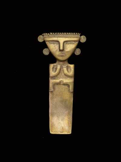 Colgante figurativo de civilization Quimbaya