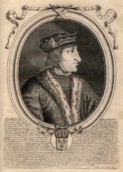 Retrato de Carlos VI (1368-1422), Rey de Francia de de Larmessin