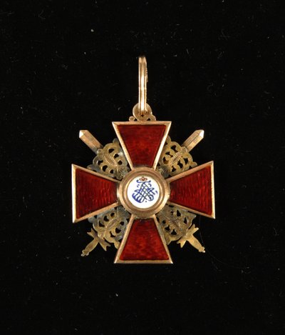 Insignia de la Orden de Santa Ana, Tercera Clase, finales del siglo XVIII de decorations and medals Orders
