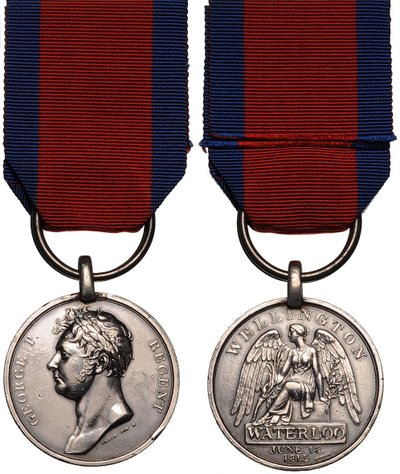 La Medalla de Waterloo de decorations and medals Orders