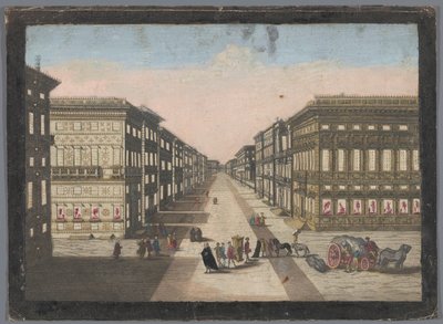 Vista de la Strada Nuova de Genua
Vista de Strada Nuova de familie Remondini (attributed to)