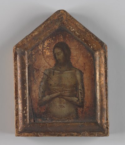 Piedad de first quarter of 14th century .