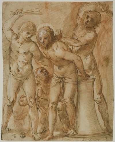 Flagelación de Cristo de follower of Giuseppe Cesari