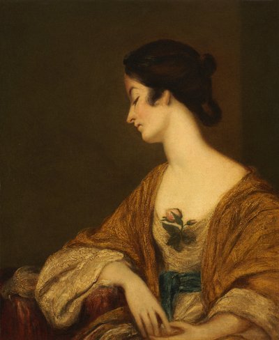 Retrato de la Sra. George Collier de follower of Joshua Reynolds