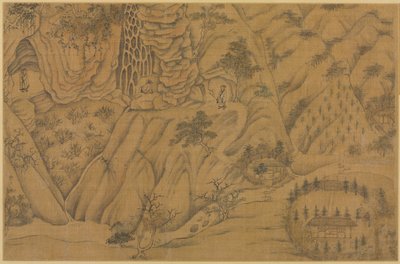 Dwelling in the Longmian ("Sleeping Dragon") Mountains de follower of Li Gonglin