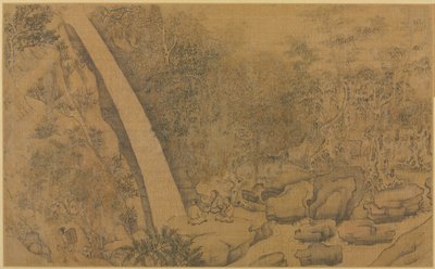 Dwelling in the Longmian ("Sleeping Dragon") Mountains de follower of Li Gonglin