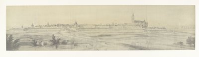 Vista de Elburg, 1672 Fotos de dibujos de la invasión francesa de los Países Bajos en 1672 por Adam Frans van der Meulen conservados en la Manufacture des Gobelins (título de la serie) de frères Moreau