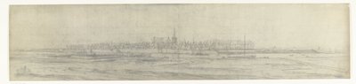 Vista de la tumba, 1672 Fotos de dibujos de la invasión francesa de los Países Bajos en 1672 por Adam Frans van der Meulen conservados en la Manufacture des Gobelins (título de la serie) de frères Moreau