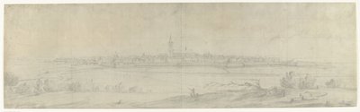 Vista de Naarden, 1672 Fotos de dibujos de la invasión francesa de los Países Bajos en 1672 por Adam Frans van der Meulen conservados en la Manufacture des Gobelins (título de la serie) de frères Moreau