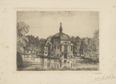 Vista de Trompenburgh de jonkheer Barthold Willem Floris van Riemsdijk