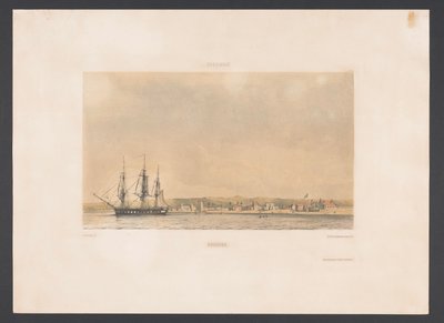 bonaire Bonaire (título sobre objeto) West Indies (título de la serie sobre el objeto) Vistas desde las Indias Occidentales de los Países Bajos (título de la serie) de jonkheer Jacob Eduard van Heemskerck