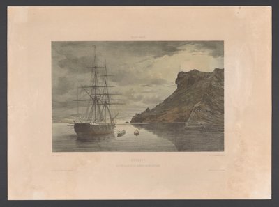 Fuerte Nassau y Schottegat Curazao. Fort Nassau y parte de Schottegat (título sobre el objeto) West Indies (título de la serie sobre el objeto) Vistas desde las Indias Occidentales de los Países Bajos (título de la serie) de jonkheer Jacob Eduard van Heemskerck