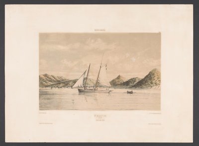 San Martín San Martín. Bahía y ciudad (título sobre objeto) West Indies (título de la serie sobre el objeto) Vistas desde las Indias Occidentales de los Países Bajos (título de la serie) de jonkheer Jacob Eduard van Heemskerck