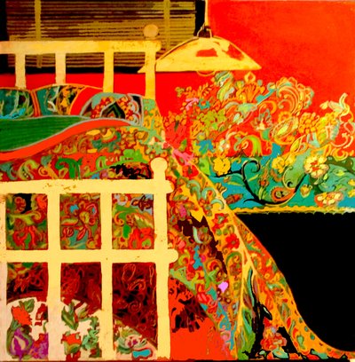 Dormitorio de invierno, 2017 (técnica mixta) de linda arthurs