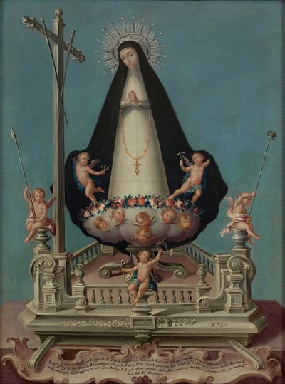 Virgen de la Soledad, del Convento de los Mínimos de la Victoria de osé Campeche