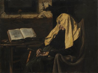 Anciana dormida de possibly France, mid 19th Century