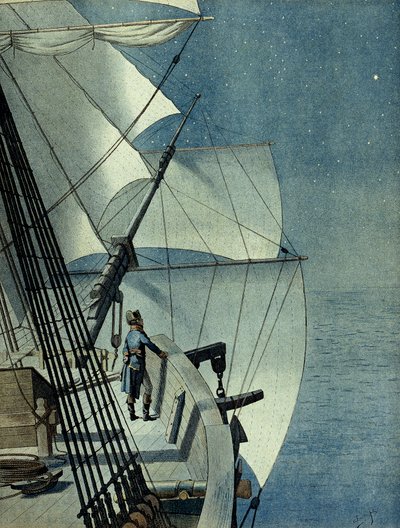 Campaña de Egipto (1798-1801): regreso de Alejandría a Egipto a bordo de la fragata 