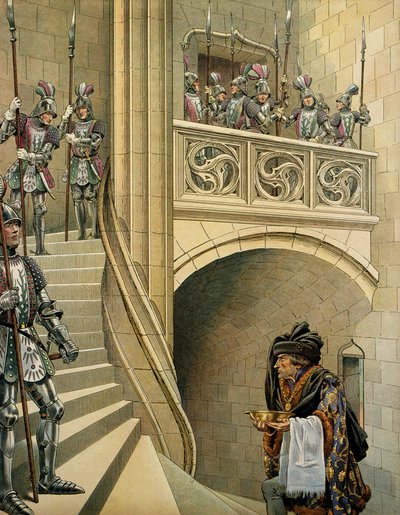 Historia de Francia en la Edad Media: Olivier Le Dain (o Le Daim) de pseudonym for Onfray de Breville Jacques Job
