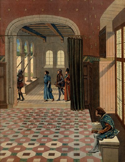 Historia de Francia en la Edad Media: El delfín (luego el rey Luis XI llamado el Prudente) de pseudonym for Onfray de Breville Jacques Job