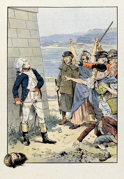 En cautiverio en Plymouth, Théophile Malo Corret de La Tour (o Latour) d