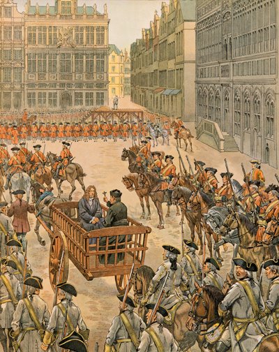Historia de Bélgica: François Annessens (1660-1719), decano de las cuatro coronas y maestro de la fábrica del hospital Saint John, acusado de ser el instigador de los disturbios en 1717 de pseudonym for Onfray de Breville Jacques Job