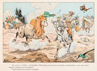Uniforme de las tropas francesas en todos los tiempos: Húsar durante la Campaña de Egipto (1798-1801) bajo Napoleón Bonaparte de pseudonym for Onfray de Breville Jacques Job