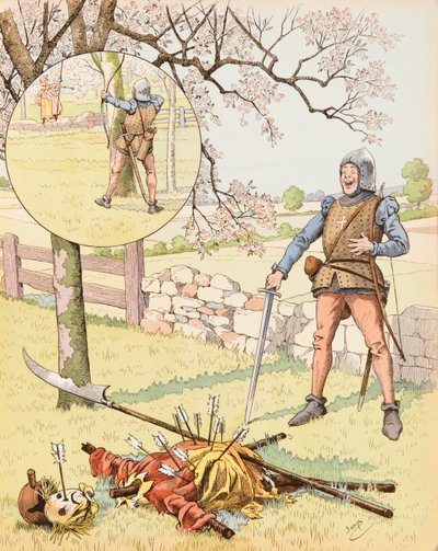 Le Franc Archer de Bagnolet (obra cómica del siglo XV con un soldado fanfarrón), Colección Privada de pseudonym for Onfray de Breville Jacques Job